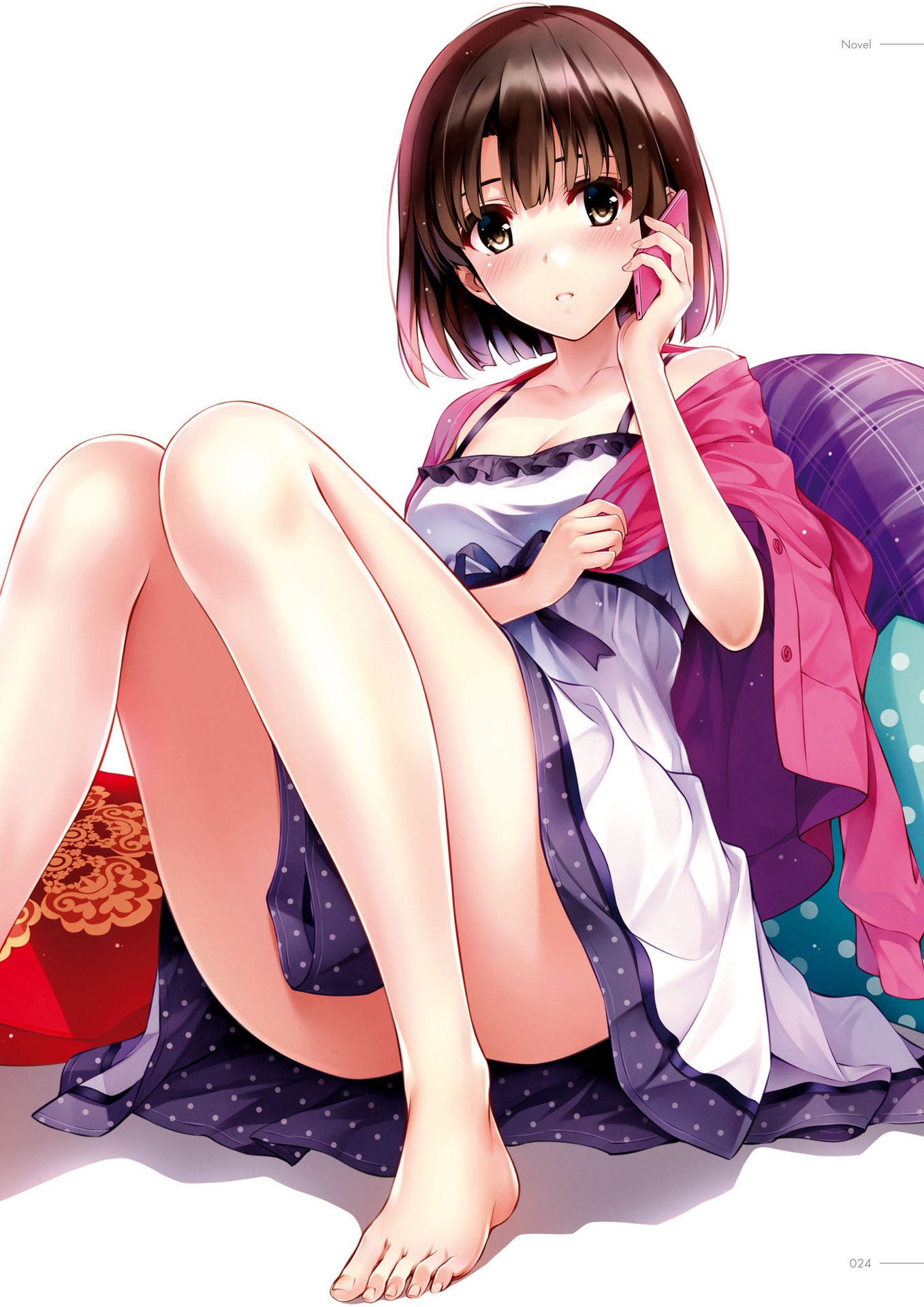 Megumi Kato - Thoughtful pose artwork